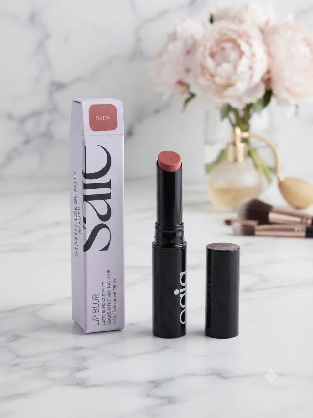 Saie Dada Tinted Lip Blur Stick — Dusty Mauve Pink